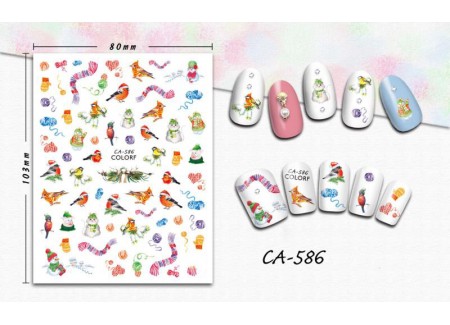 3D Nail Stickers - CA-586